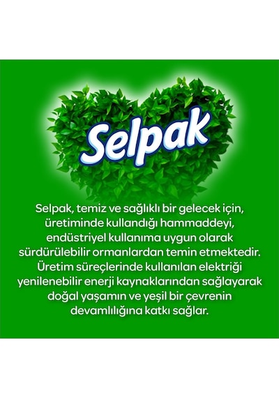 Selpak Extra Pamuk Katkılı ve Pudra Kokulu Tuvalet Kağıdı 40'lı