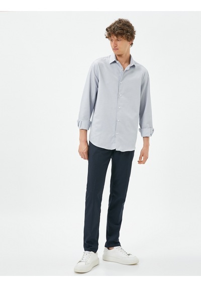 Koton Basic Gömlek Klasik Yaka Minimal Desenli Düğmeli Non Iron Lacivert Desenli 4wam60024hw 4WAM60024HW7D0 Lacivert Koton Basic Gömlek Klasik Yaka Minimal Desenli Düğmeli Non Iron Lacivert Desenli 4wam60024hw 4WAM60024HW7D0 Lacivert