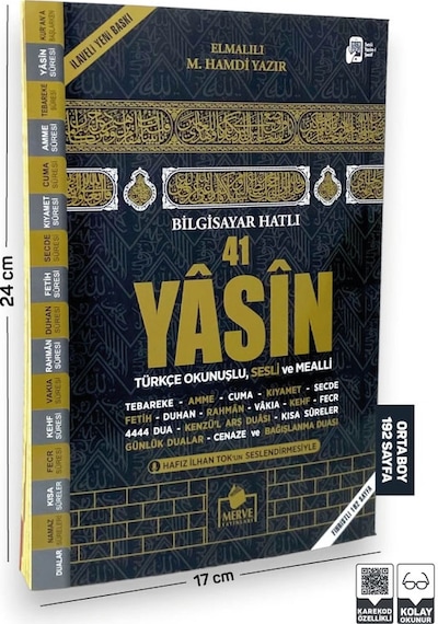 Orta Boy 192.sf Kabe Model Yasini Şerif Türkçe Okunuşlu Ve Mealli