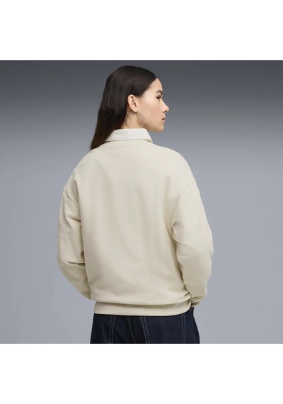 Puma Ess Elevated Comfort Crew Tr Krem Kadın Sweatshirt