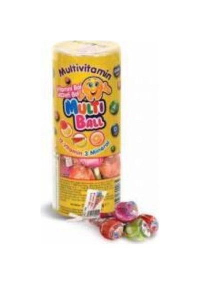 Multiball Lolipop Multivitamin 15'li