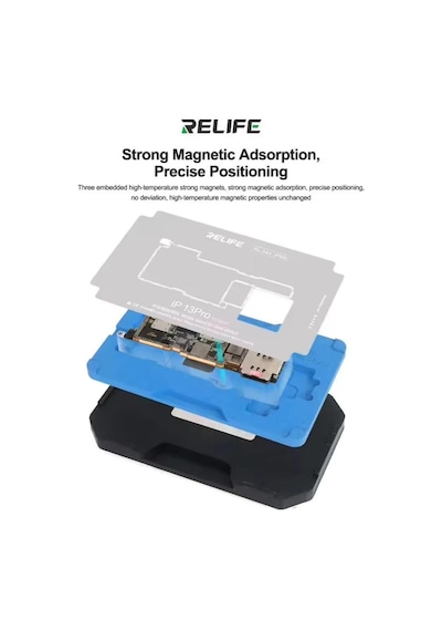 Relife Rl-601t 31'i 1 Arada Orta Katman Kalay Dikme Bga Reballing Platform Seti Apple Uyumlu iPhone X 17 Pro Max