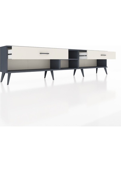 Arges Tv Ünitesi Tek Raflı 2 Çekmeceli 220x30x51 Antrasit-antrasit/aytaşı Antrasıt/aytası - Antrasıt Arges Tv Ünitesi Tek Raflı 2 Çekmeceli 220x30x51 Antrasit-antrasit/aytaşı Antrasıt/aytası - Antrasıt