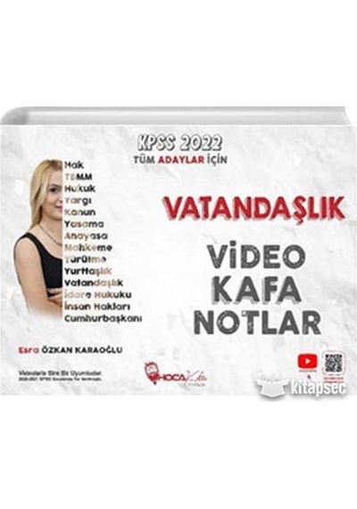 Kpss Vatandaşlık Video Kafa Notlar 2022 - Hoca Kafası Yayınları