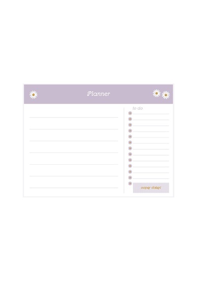 Ancor B'log Flowers Masa Planlayıcı 111712