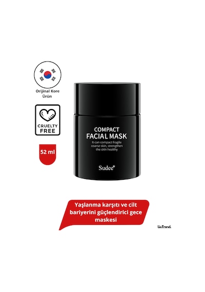 Sudee Compact Facial Mask 52 Ml Yaşlanma Karşıtı Ve Cilt Bariyerini Güçlendirici Gece Maskesi