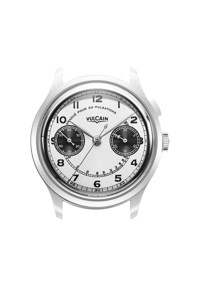 Vulcain Monopusher Heritage Panda Chronograph Mekanik Erkek Kol Saati Metalik