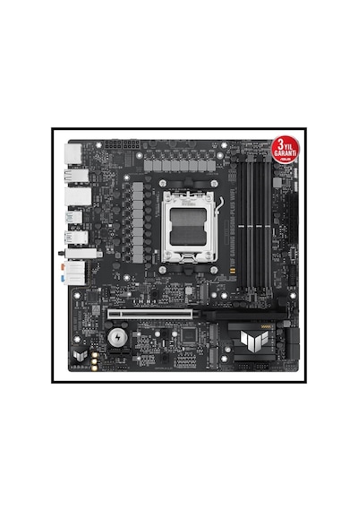 Asus Tuf Gamıng B850m-plus Wıfı, 4xddr5, 3x M.2, Hdmı, Dp, Type-c, Wi-fi 6e, Bluetooth V5.3, Am5 Sok