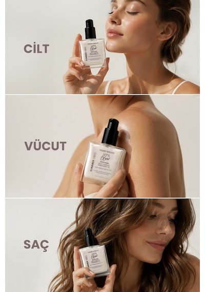 Bade Natural Işıltılı Çok Amaçlı Vücut Yağı White Pearl 50 Ml