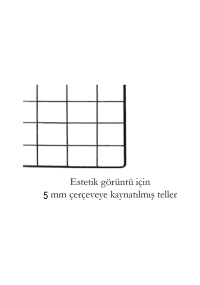 Tel Pano 40x60 Siyah 4 Adet Mini Mandal 2 Adet Çelik Kıskaç Hediyemizdir 40 x 60 CM