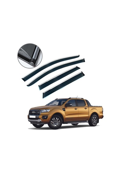 Ford Ranger Krom Çıtalı Cam Rüzgarlığı 2016-2020