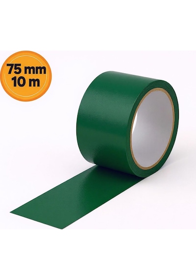 Yeşil Tamir Bandı 75 Mm X 10 Mt Çok Amaçlı Güçlü Yapışkanlı Suya Dayanıklı Onarım Yalıtım Bandı