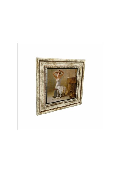 Banyo Sonrası Theodore Jacques Ralli, 1901 Baskılı Taş Tablo 25x25