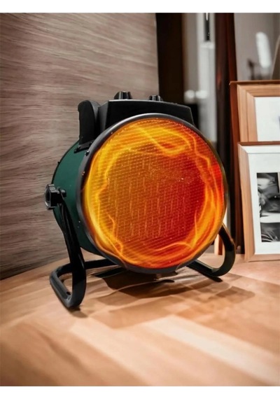 Zenvia Ultra Güçlü 3000 Watt Taşınabilir Elektrikli Portatif Isıtıcı Soba Sıcak Hava Üfleyen Fan Radyatör Znv