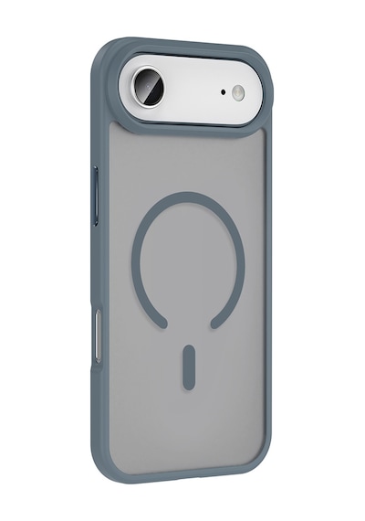 Apple Uyumlu iPhone 17 Air Kılıf M-safe Şarj Özellikli Mat Arka Yüzey Zore Sio Kapak Lacivert