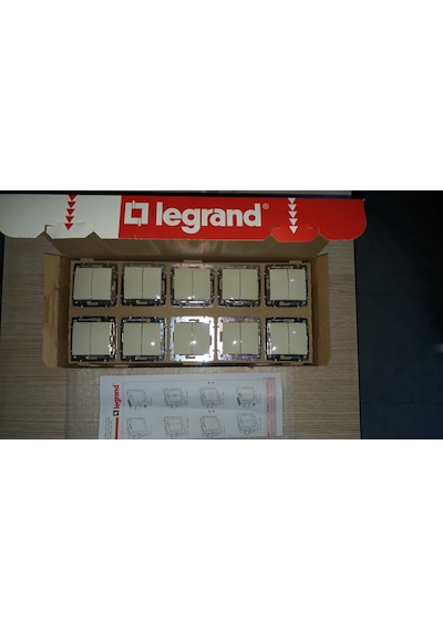 774305 Legrand Valena Serisi Komütatör Mekanizma Bej 10Lu Paket