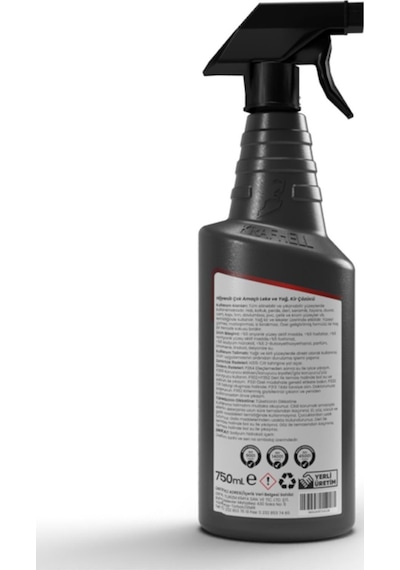 Multimax Çok Amaçlı Leke Ve Yağ Kir Çözücü 750 Ml Diğer