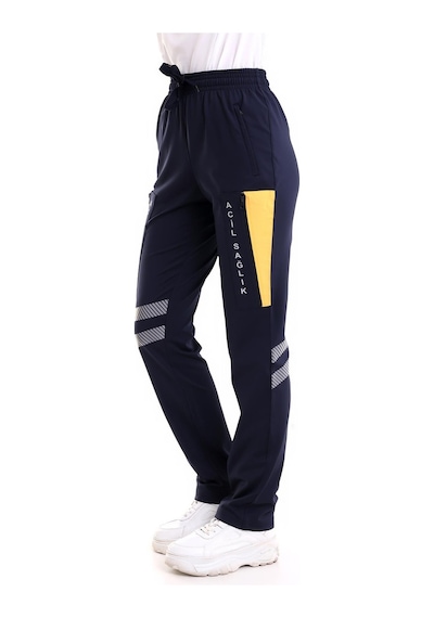 Lacivert 112 Acil Sağlık Unisex Likrali Kıslık Pantolon-7291