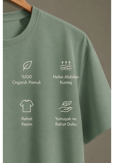 Luppinos Basic 2li %100 Pamuk Bisiklet Yaka Bebek-çocuk Tshirt Set Kiremit