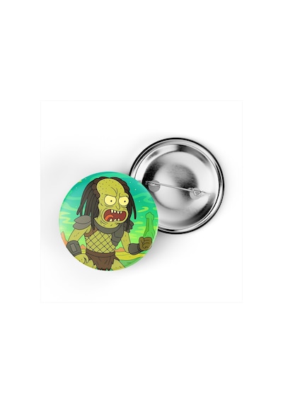 Predator - 44 Mm İğneli Çanta Rozeti - 5 Adet Diğer