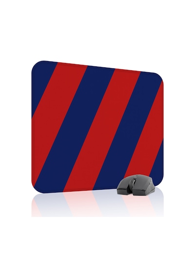Kırmızı Lacivert 48x40 Xl Taraftar Gaming Oyuncu Mouse Pad Kaymaz Taban Büyük Fare Altlığı Şerit
