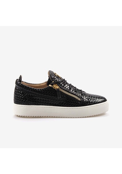 Giuseppe Zanotti Siyah Fermuarlı Erkek Spor & Sneaker Ayakkabı Rm50012 Siyah