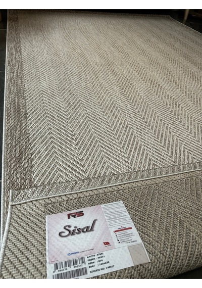 Sisal Halı Salon, Oturma, Yatak Odası Halısı 160x230 Desen Kodu 79271-070 Bej