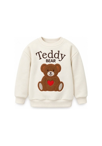 Fesshera Erkek Çocuk Takım Uzun Kollu Sweatshirt Ve Fitilli Kadife Pantolon Set Siyah