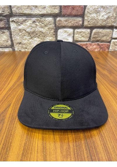 Hamze Hiphop Snapback Rapper Drip Baseball Unisex Şapka Cap Siyah