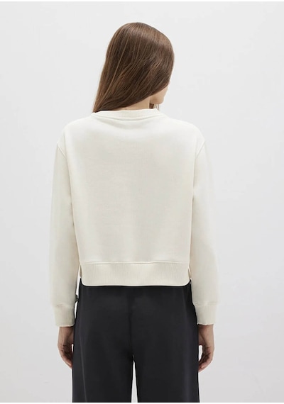 Mavi Bisiklet Yaka Ekru Kadın Sweatshirt M1s10387-70049 Ekru