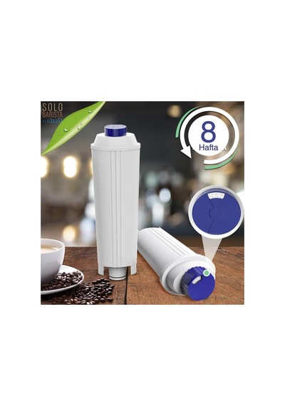 Pure Kafe Ds012 - Delonghi İçin 2 Adet Kahve Makinesi Su Filtresi