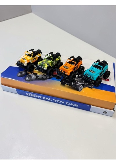 Sh40934 Sürtmeli Araba Off Road Jip Plastik