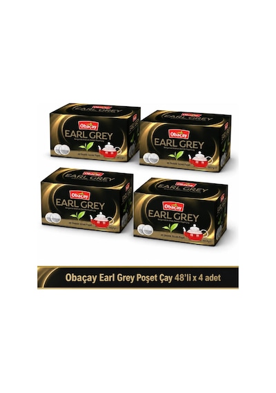 Earl Grey 3,2 G X 48 Demlik Poşet Çay 4 Kutu