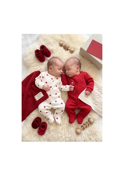 Altıntaş Baby Kırmızı Kalpler Kız Bebek Tulum Set Jungle Mood Jungle Mood