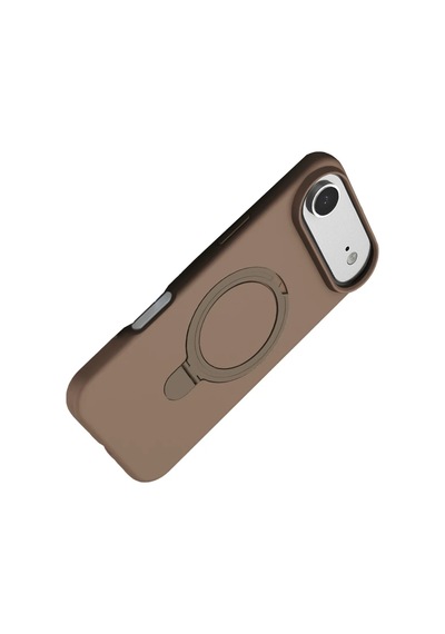 Apple İphone 17 Air Regal Magsafe Standlı Kapak - Çöl Titanyum 0.2M-Çok Renkli