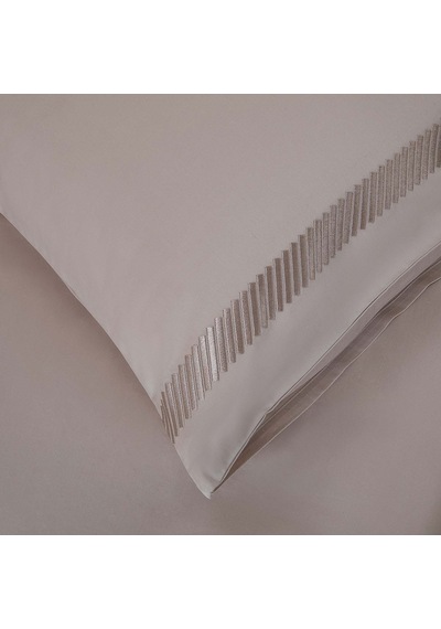 Annette %100 Pamuk King Size Nevresim Seti 230x220 Cm Taş