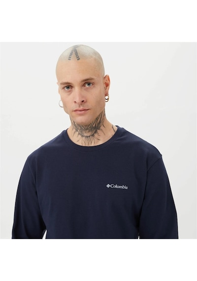 Columbia Cs0354 Csc Basic Erkek T-shirt Lacivert