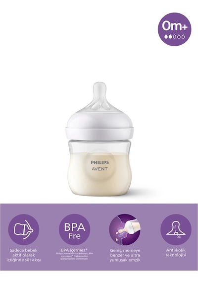 Philips Avent Doğal Tepkili Natural Response Pp Biberon 125 Ml 0+ Ay