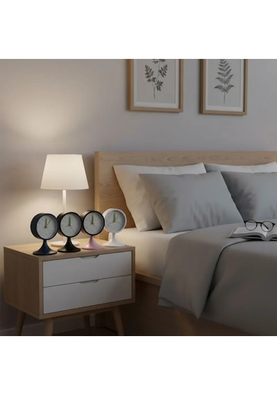 Jenerik Twin Bell Metal Masa Çalar Saat 8.5 Cm - Pilli