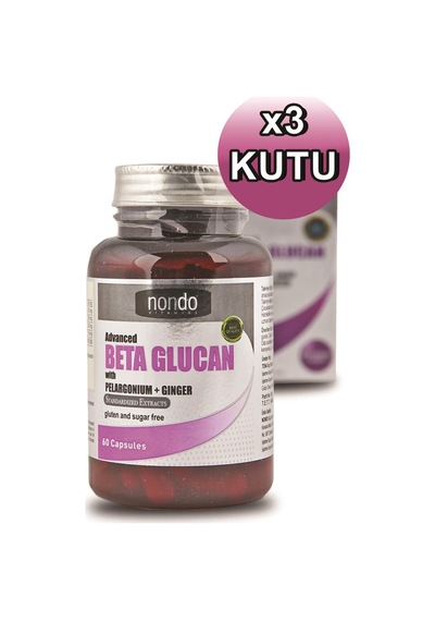 Nondo Beta Glucan 60 Kapsül 3 Adet