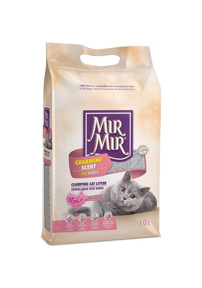 Mırmır Hoş Kokulu Ince Taneli Topaklaşan Kedi Kumu 10 Lt