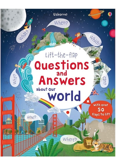 Lift The Flap Questions & Answers World - Usborne