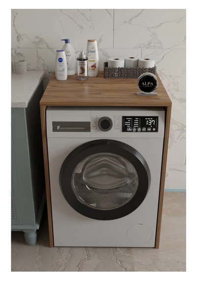 Modern Çamaşır Makinesi Kaplama Dolabı Tezgah Koruyucu Çok Amaçlı Banyo Düzenleyici Atlantik Çam Modern Çamaşır Makinesi Kaplama Dolabı Tezgah Koruyucu Çok Amaçlı Banyo Düzenleyici Atlantik Çam