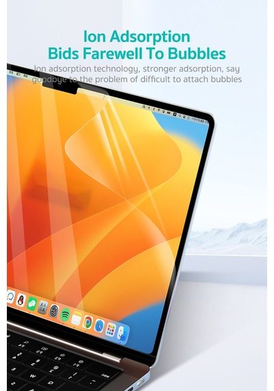 MacBook Pro 14 İnç Uyumlu M1 Pro Nano Hd Şeffaf Ekran Koruyucu Film