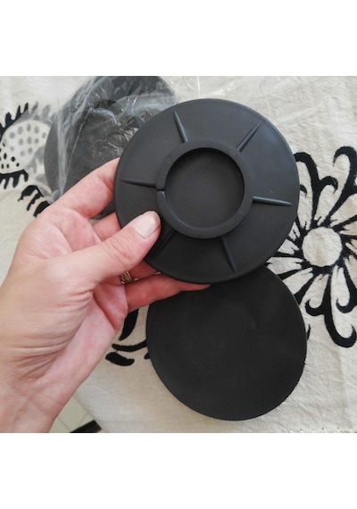 Sunup Sn-28660 Çamaşır Makinesi Tabanlık Stoper Titreşim Engelleyici Kauçuk Ped Ayak Kayma Önleyici