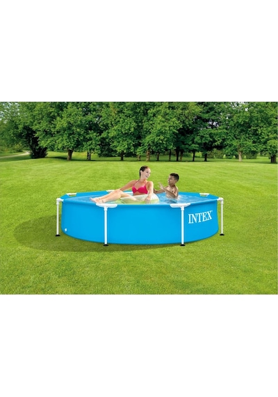Intex Metal Frame Havuz 244x51 Cm Çok Renkli