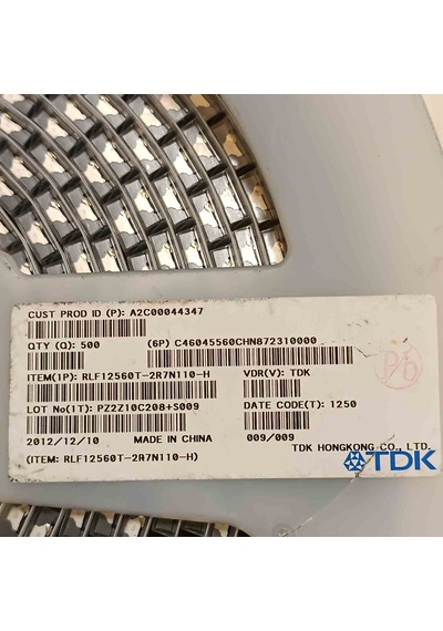 Rlf12560t-2r7n110-h 2.7uh 11.5a Tdk Bobin 6 Adet