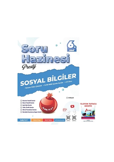 Nartest 6 Sınıf Sosyal Bilgiler Yeni Soru Bankası