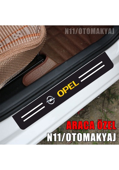 Opel Combo D Kapı İç Koruma Ayaklık Sticker Markalı