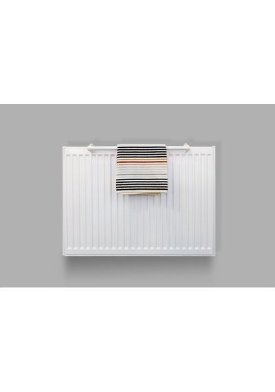 Panel Radyatörler İçin 90 Cm Havlu Askılık, Beyaz